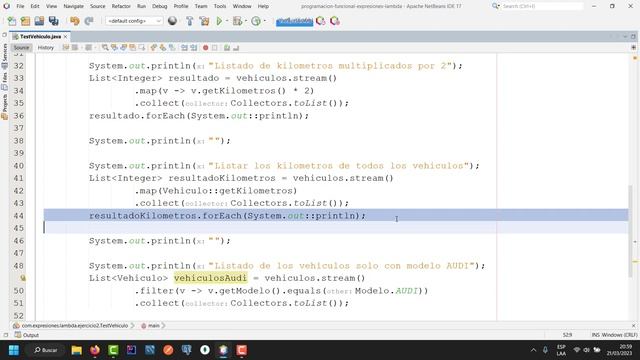 153 . Curso de Java II Programación funcional II Expresiones lambda - Ejercicio práctico #2 смотреть онлайн