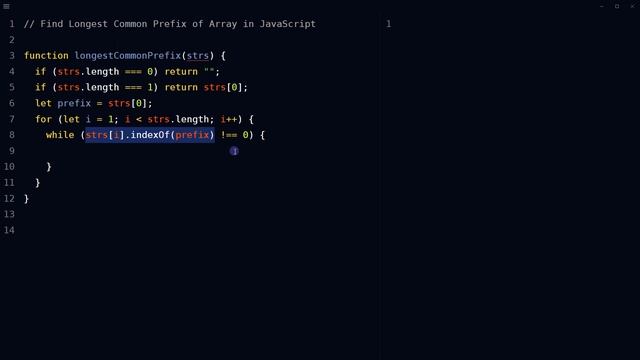 Find Longest Common Prefix of Array in JavaScript | Learn JavaScript & Algorithms смотреть онлайн