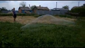 кастингновая сеть  китайский способ заброса одной рукой