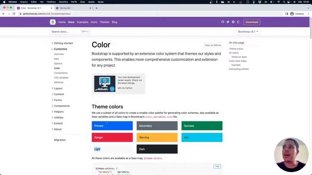 Bootstrap 5 - Aula #02 | Sistema de cores do Bootstrap смотреть онлайн