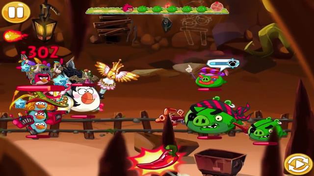 Angry Birds Epic: Part-47 Gameplay Chronicle Cave 12: Happy Spot 1-4 (iOS, Android) смотреть онлайн