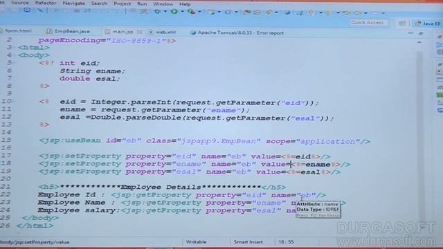 Adv java tutorial || onlinetraining|| JSP(Java Server Page ) Session - 5 by Ratan смотреть онлайн