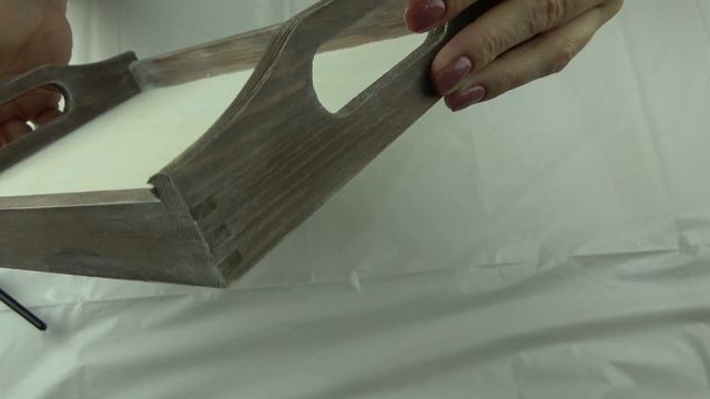 Decoupage Tutorial - Romantic tray with roses - DIY смотреть онлайн