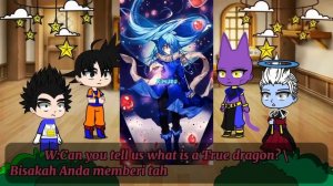 Dragon Ball Super React to Rimuru Tempest and Anos voldigoad | Gacha Reaction |