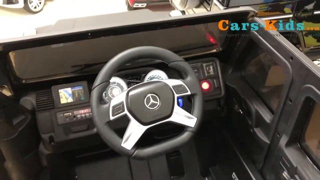 Детский электромобиль Mercedes Benz G65 AMG 4WD с полным приводом