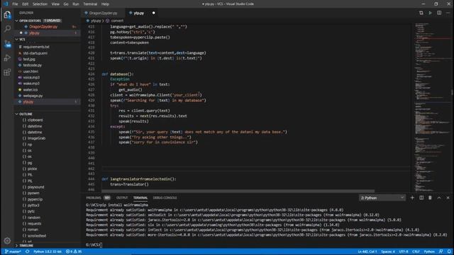 DragonZpyder :Tutorial of making a search assistant with interface and managing apis required for i смотреть онлайн