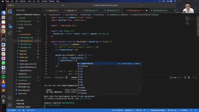 How to create your own Bar Graph in React and TypeScript with tests (Part 1) смотреть онлайн