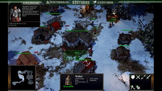 Bannermen Gameplay - New RTS Base Building Strategy Game! Demo! Like Age of Empires and Medieval? смотреть онлайн