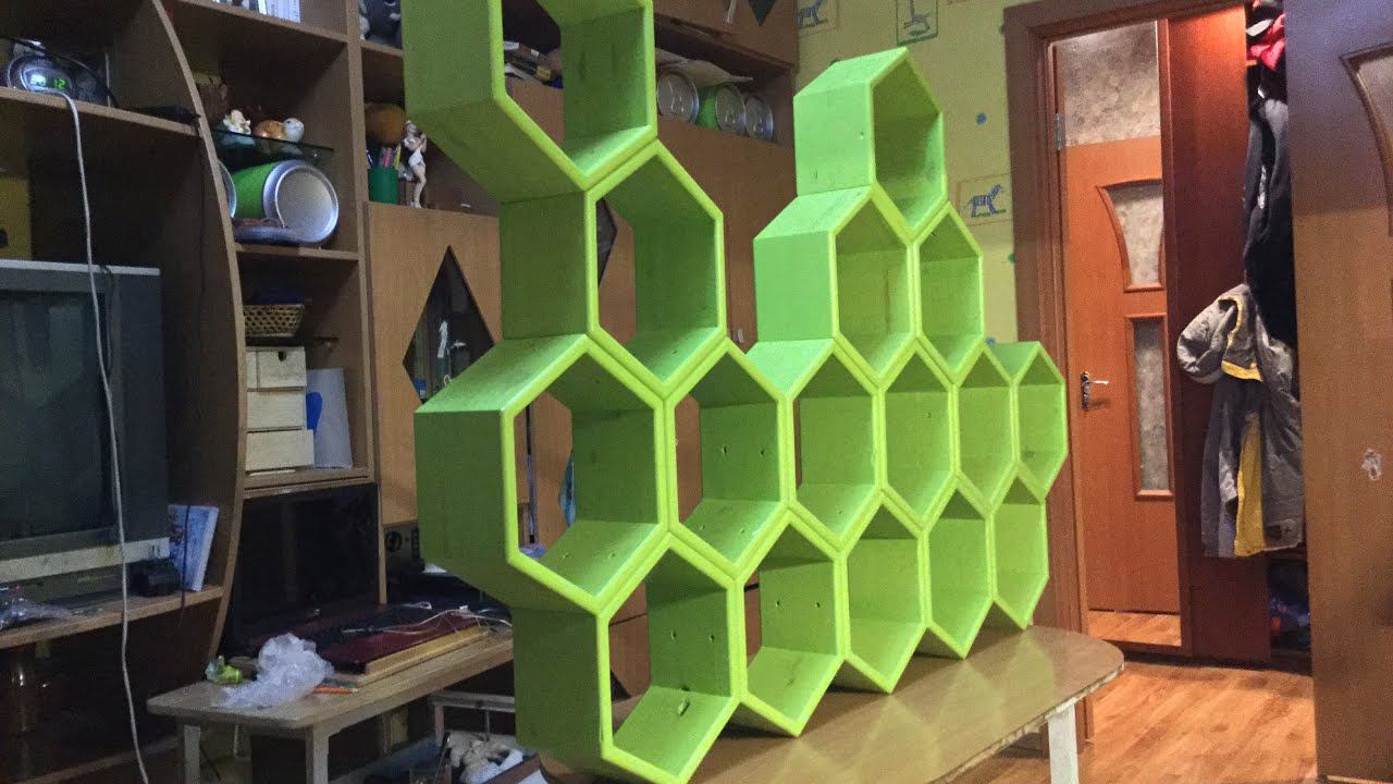 Простое приспособление для склеивания полок «пчелиные соты» смотреть онлайн