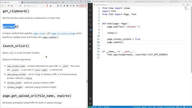 Flet Curso: 107 INTRO a la Sección de Controles - Los Layout de Página - Page смотреть онлайн