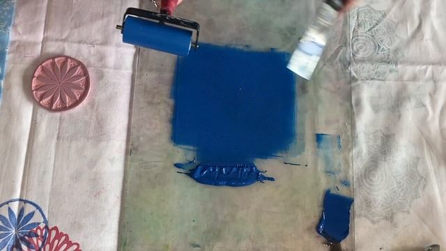 Tutorial : Block Printing Basics - Inking and Printing on Fabric