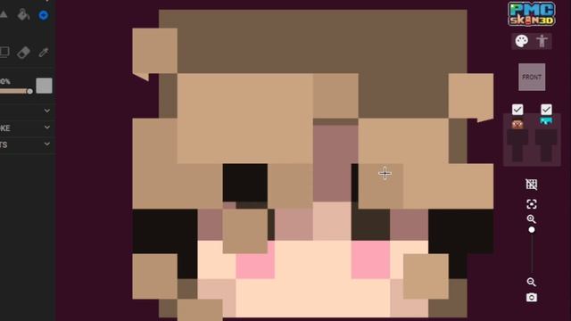 Female Bangs Tutorial || Minecraft Skin смотреть онлайн
