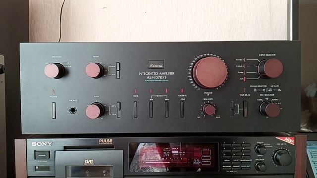 SANSUI AU-D707F проверка работы. смотреть онлайн