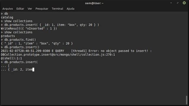 mongodb - mongo shell - insert() смотреть онлайн