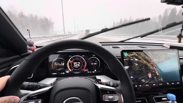 GAC GS8 комфортная скорость