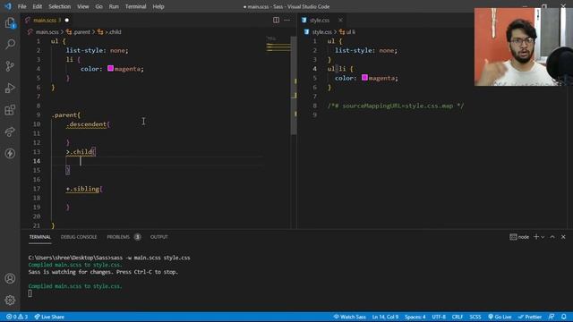 SASS For Beginners #2 - Nesting and Ampersand Symbol смотреть онлайн
