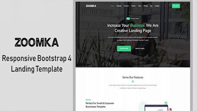 zoomka - Responsive Bootstrap 4 Landing Template | Themeforest Website Templates and Themes смотреть онлайн