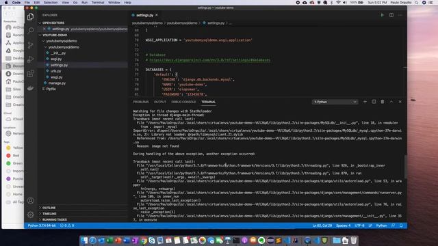 How To Use MySQL Database With Django In Python смотреть онлайн