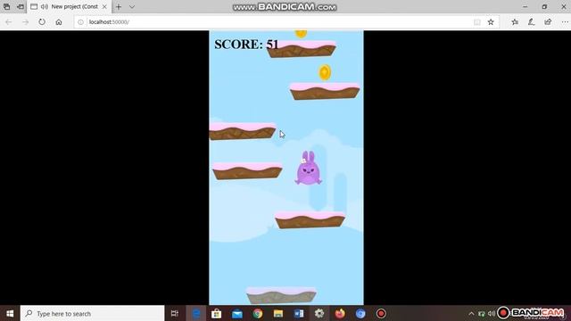 Video Game "Bunny Jump" Construct 2_Berlian Anisa Rahman смотреть онлайн