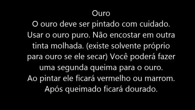 Pintura em Porcelana a 750ºC orientações iniciante смотреть онлайн