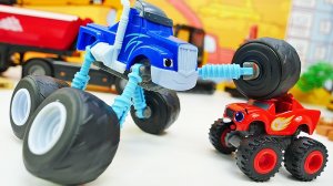 Мультики про машинки Вспыш и Чудо машинки Крушила увеличился и стал плохим