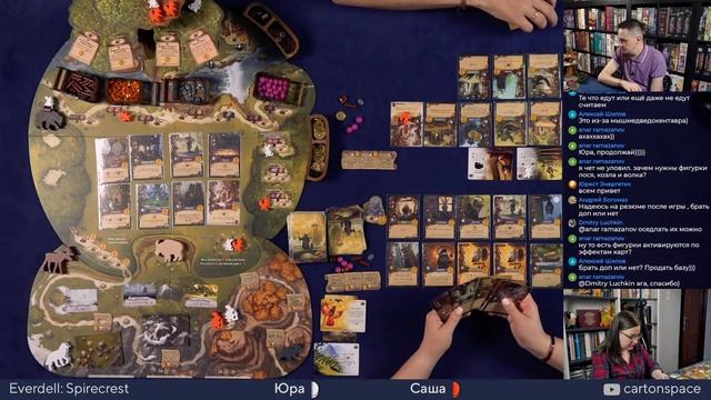 Everdell с Spirecrest дополнением — Играем вживую смотреть онлайн