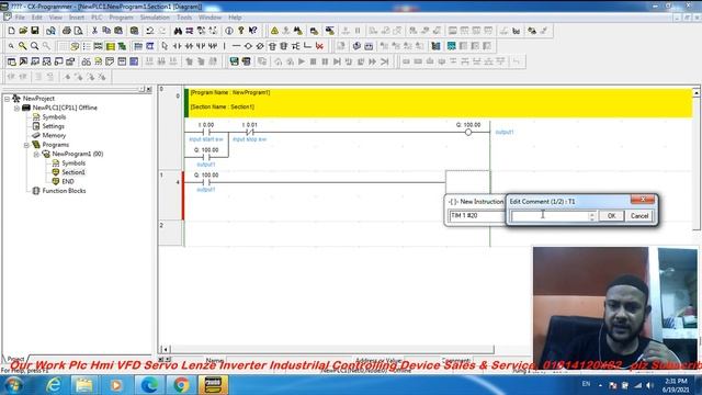 CX-Programmer Omron Sysmac CP1L Timer & Input-Output Plc Programming With Simulation Run Test смотреть онлайн