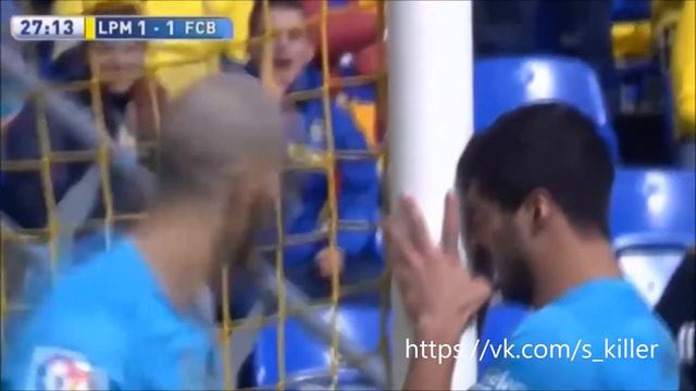 Las Palmas - Barcelona 1 : 2 All Goals Review Лас Пальмас Барселона 1:2 Обзор 20.02.2016 смотреть онлайн