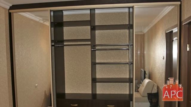 Встроенный шкаф купе с зеркальными дверями сборка шкафа купе смотреть онлайн