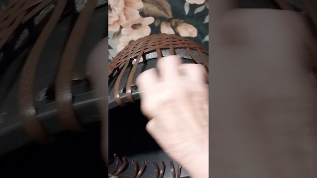 Ведро 20 л оплетаю ротангом с узорами