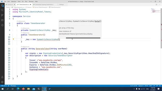 2- Generate Access Token (JWT) | ASP.NET Core API смотреть онлайн