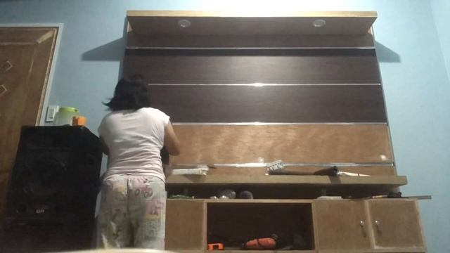 DIY Wallpaper for TV Cabinet смотреть онлайн