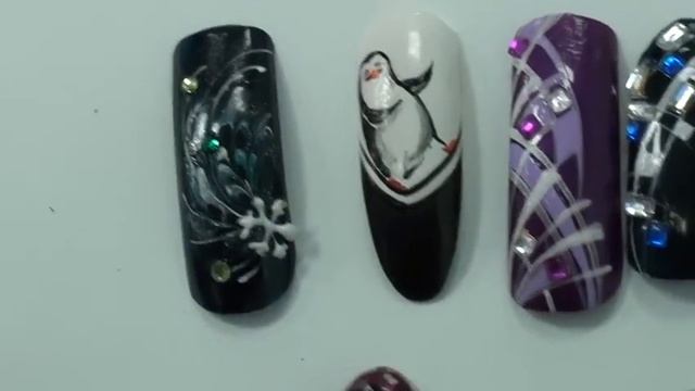 Новогодний дизайн от Оле Хаус. Сhristmas nails Creative. смотреть онлайн