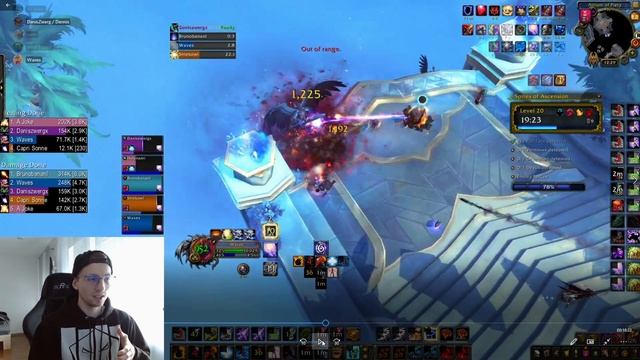 M+ COMMENTARY - Spires Of Ascension +20 | Enhancement Shaman POV | Waves