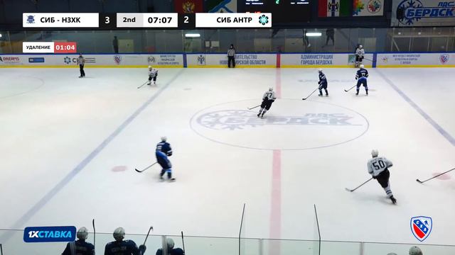 Кубок А.И. Покрышкина . "Сибирь-НЗХК" - "Сибирский Антрацит". ЛДС "Бердск". 12 февраля 2023 г. смотреть онлайн