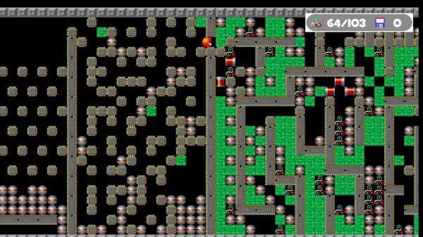 Supaplex (level 48): READY-STEADY-GO / Супаплекс (уровень 48)