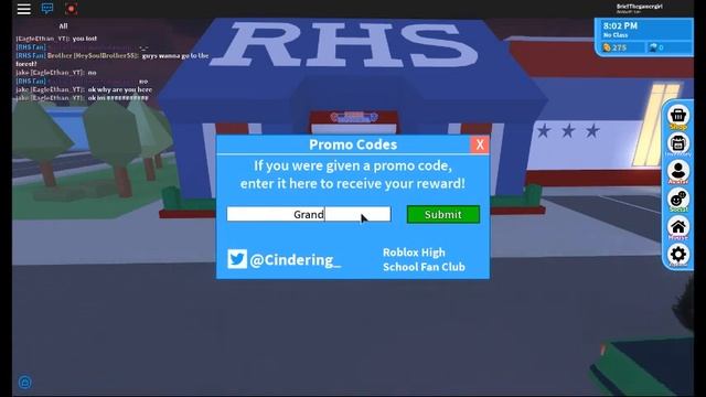All Roblox High School 2 Codes смотреть онлайн
