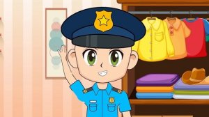 Mr. Policeman, Put On Your Shoes ?♂️ | Funny Kids Songs And Nursery Rhymes by Lights Kids 2D