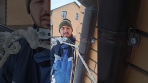 Натяжка СИП дедовским методом)