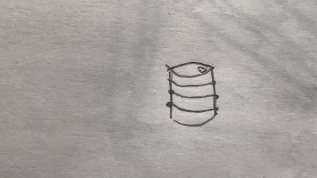 Как нарисовать объёмную бочку смотреть онлайн