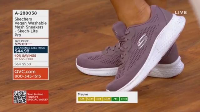 Skechers Vegan Washable Mesh Sneakers - Skech-Lite Pro in Mauve - Interlude earlier today смотреть онлайн