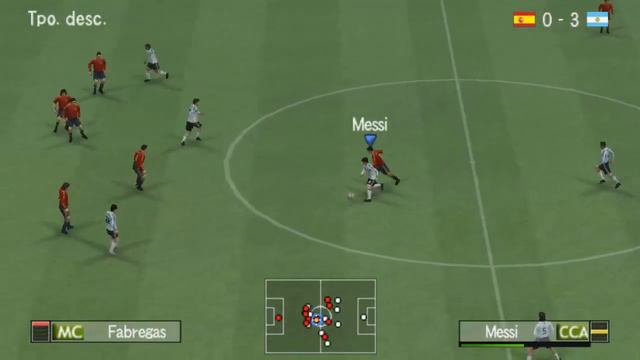 Pro Evolution Soccer 2009 PSP Solo Campeones V2 Copa KONAMI Con Argentina Final