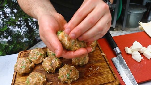 Фрикадельки на гриле с сыром. Готовим на гриле. #готовимдома #вкусноипросто #фрикадельки смотреть онлайн