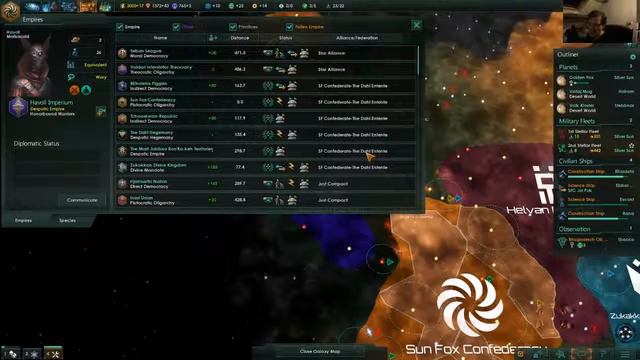 Let's Play: Stellaris, Sun Fox Confederacy, Part 013: Alliances & Federations (6/6) смотреть онлайн