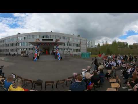 VR 360 видео, администрация школы исполняет песню смотреть онлайн
