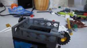 как собрать трактор из лего