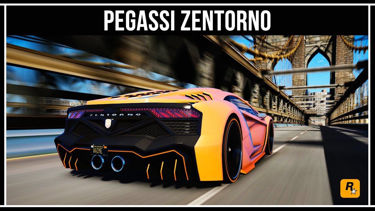 GTA Online: Pegassi Zentorno - Самый быстрый суперкар на кольце смотреть онлайн