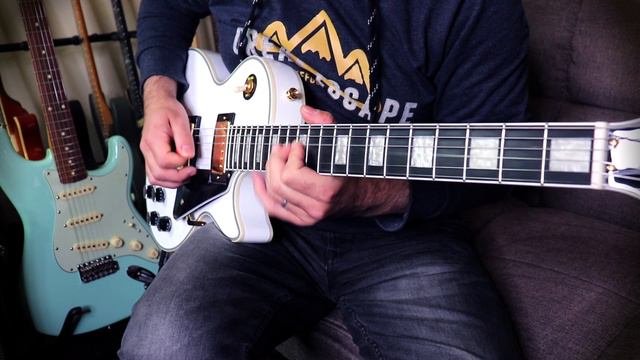 BOSS GT-1000 + EPIPHONE LES PAUL CUSTOM WHITE ALPINE - GREAT TONES!!! смотреть онлайн