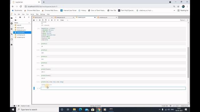 Literals and list collection in python смотреть онлайн