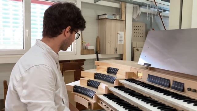 Demo of the new organ in Reykjavík, Iceland - Workshop sound - Kaposi Brúnó смотреть онлайн